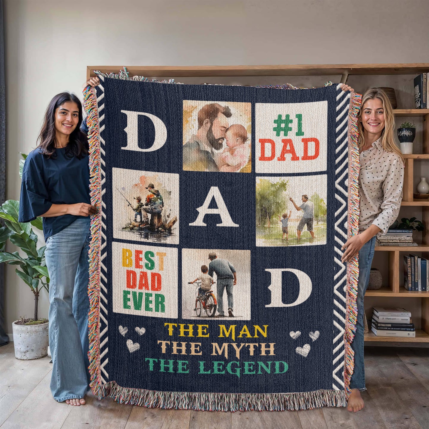 Woven Blanket - Best Dad Ever