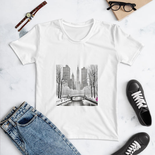 Funny New York City T-Shirt - Lost in New York Sheep Design - Cute NYC Souvenir Tee - Funny Animal Graphic Shirt - Unique NYC Gift