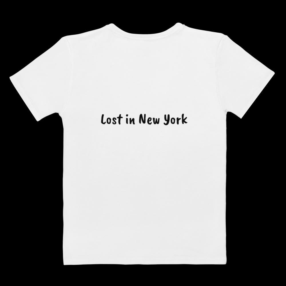 T-shirt - Lost in New York Sheep Design - Unique NYC Gift